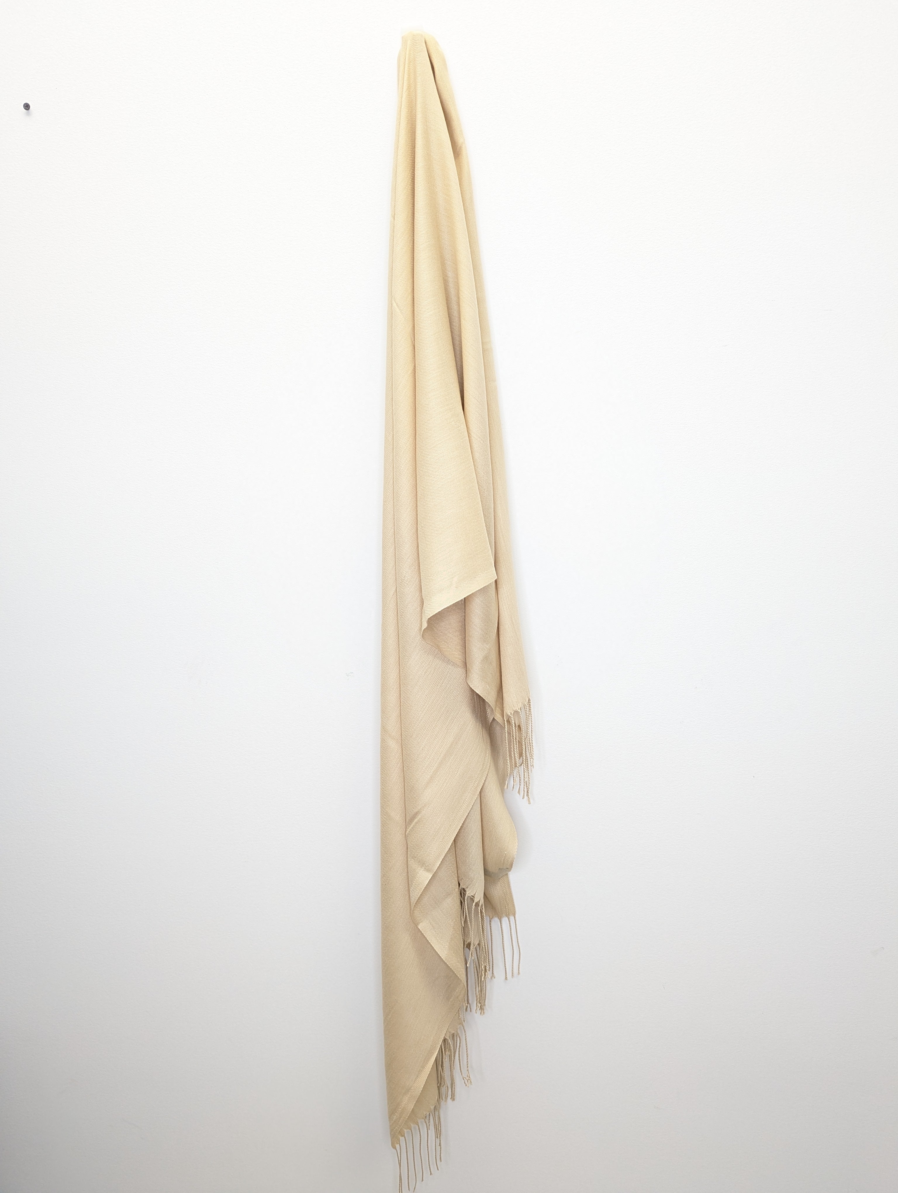 Foulard Léger Uni à Franges