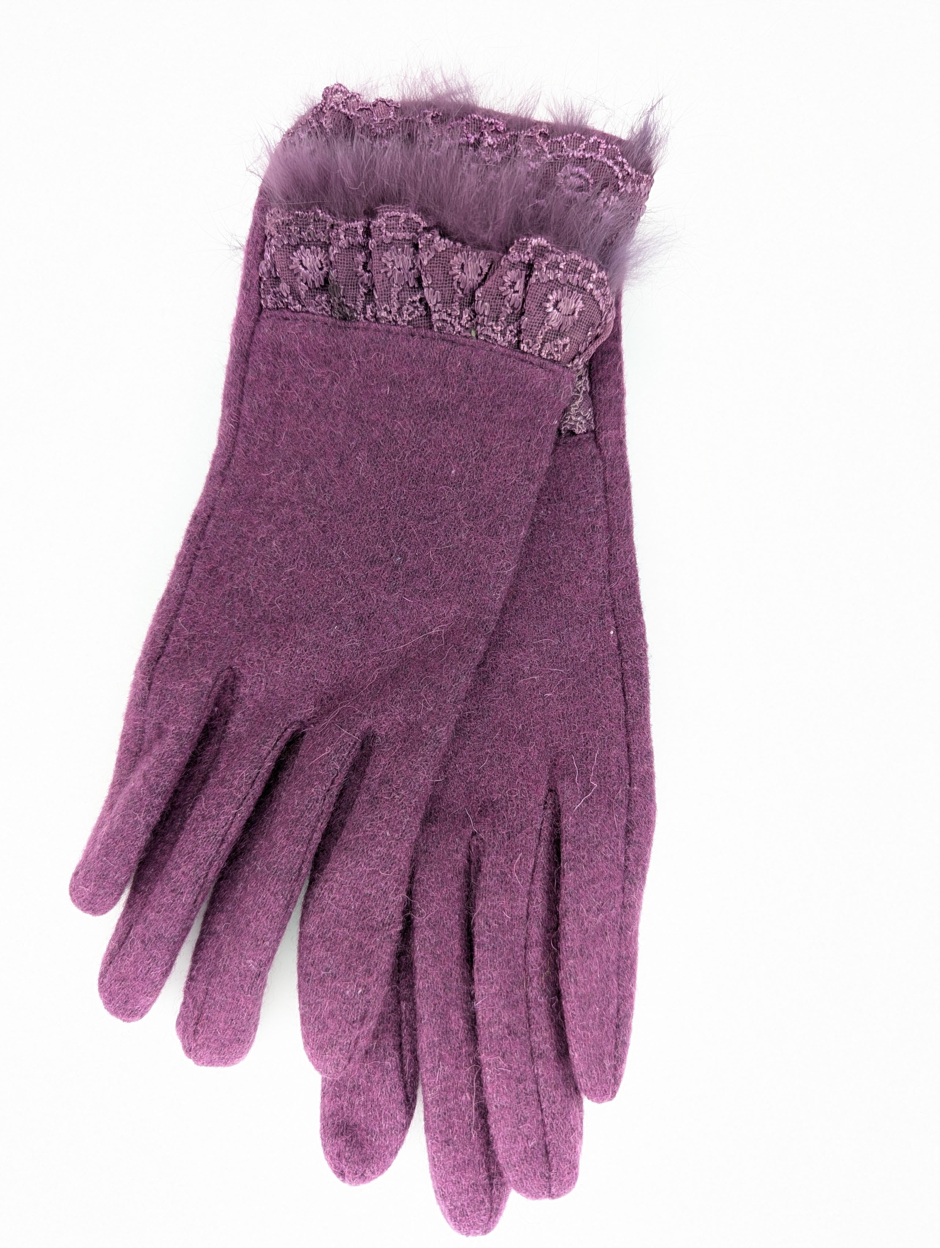 Gants Laine et Fourrure