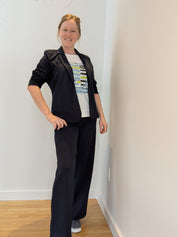 Chandail Manches Courtes Rayé Avec Coeur