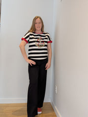 Chandail Rayé Avec Encre