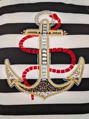 Chandail Rayé Avec Encre