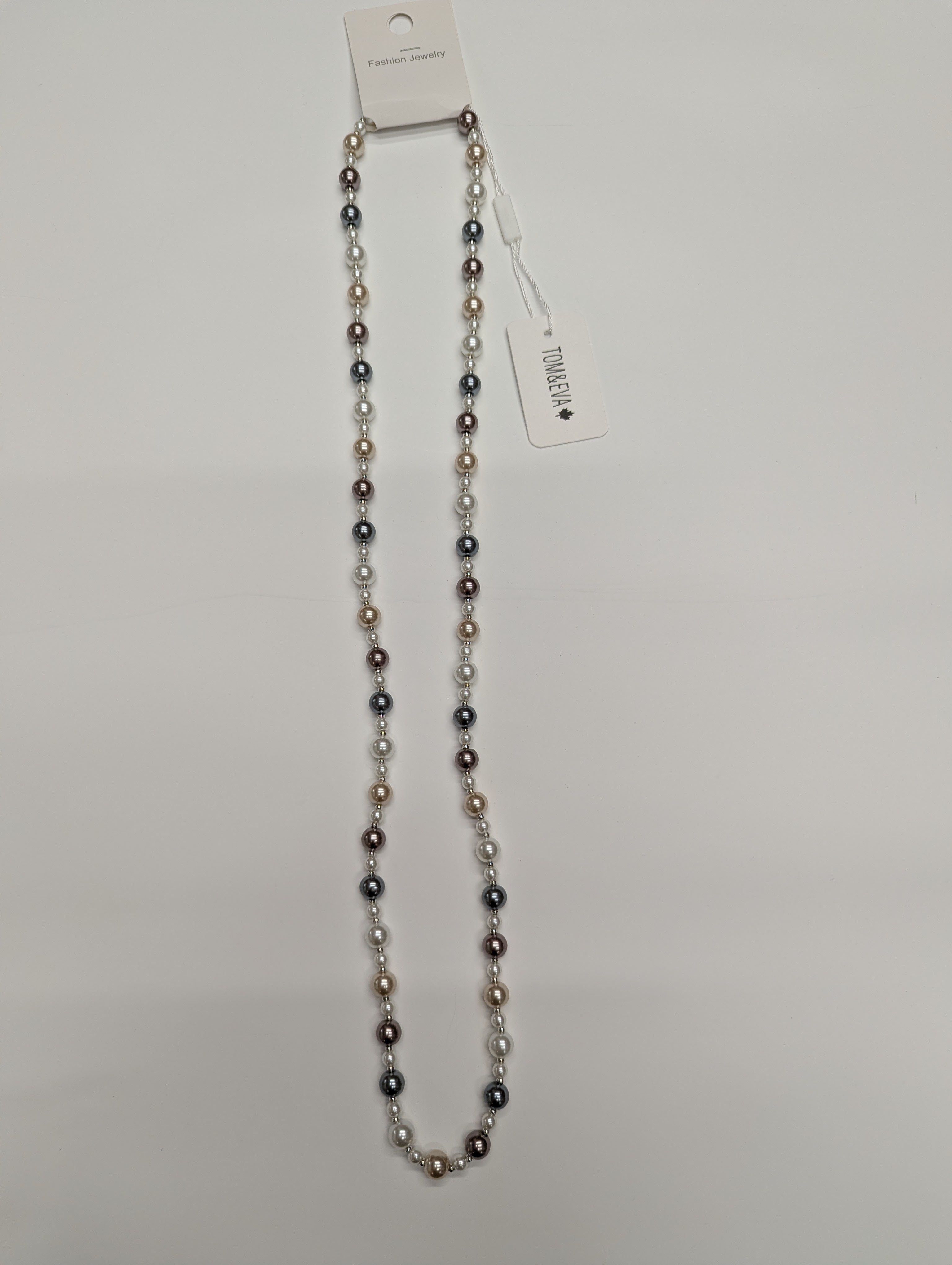Collier Long Perles Colorées
