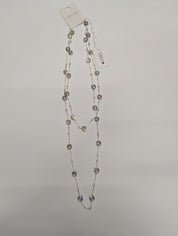 Collier 2 Rangs avec Pierres Holographique
