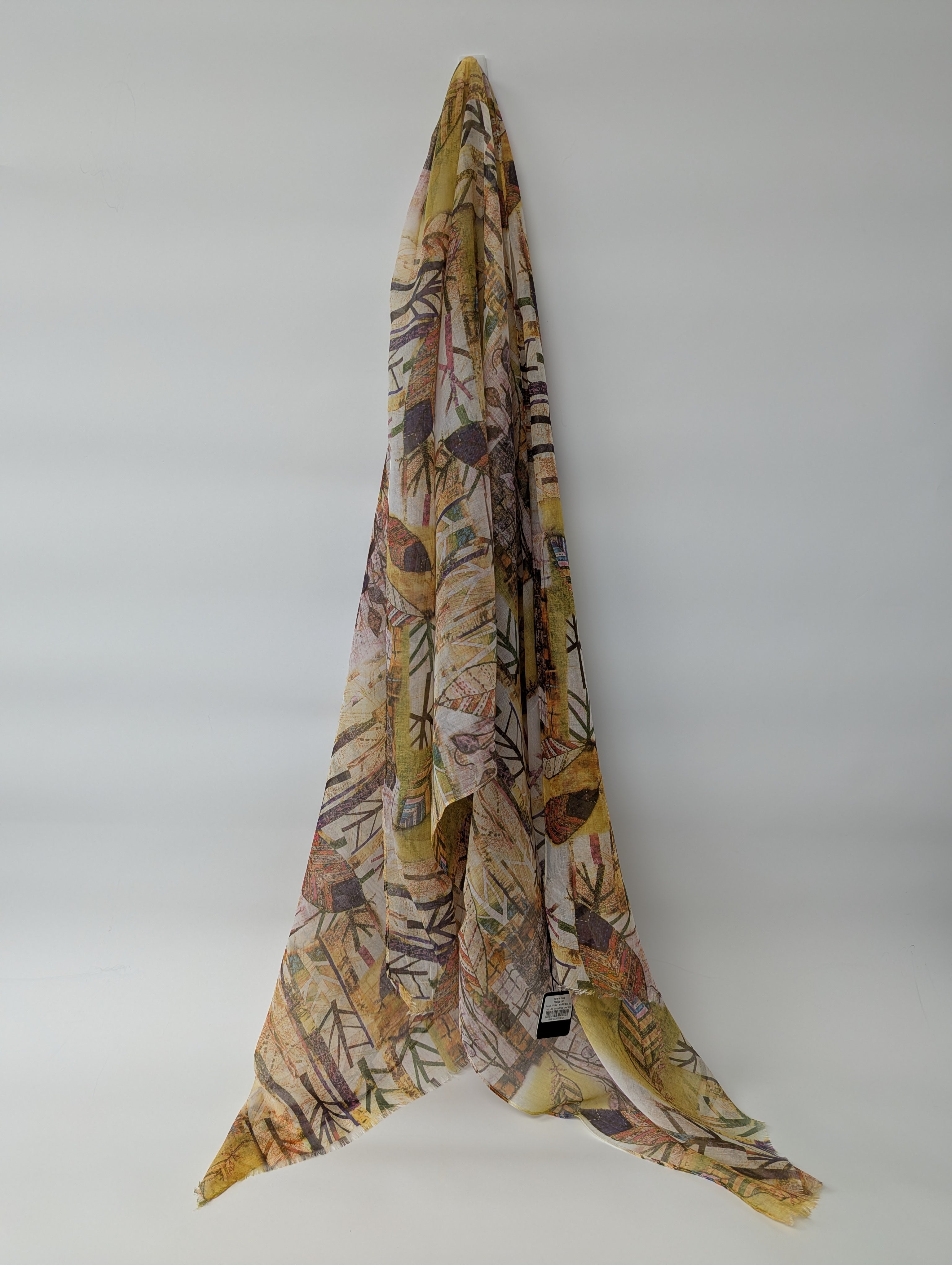 Foulard Imprimé Feuilles d'Automne