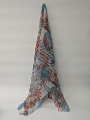 Foulard Imprimé Feuilles d'Automne