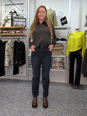 Jeans Gia Glider Pull-On Coupe Droite