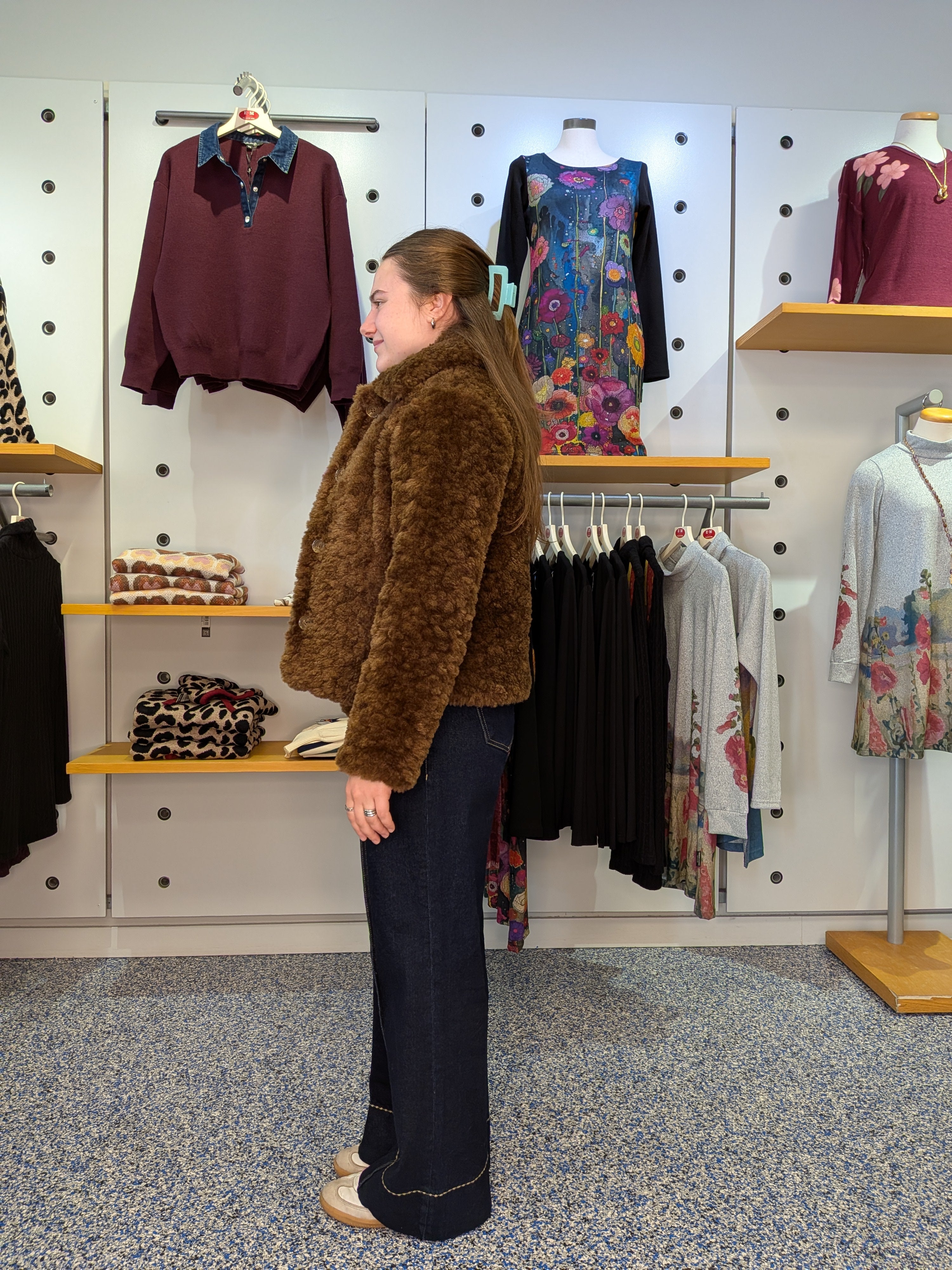 Manteau en Fausse Fourrure