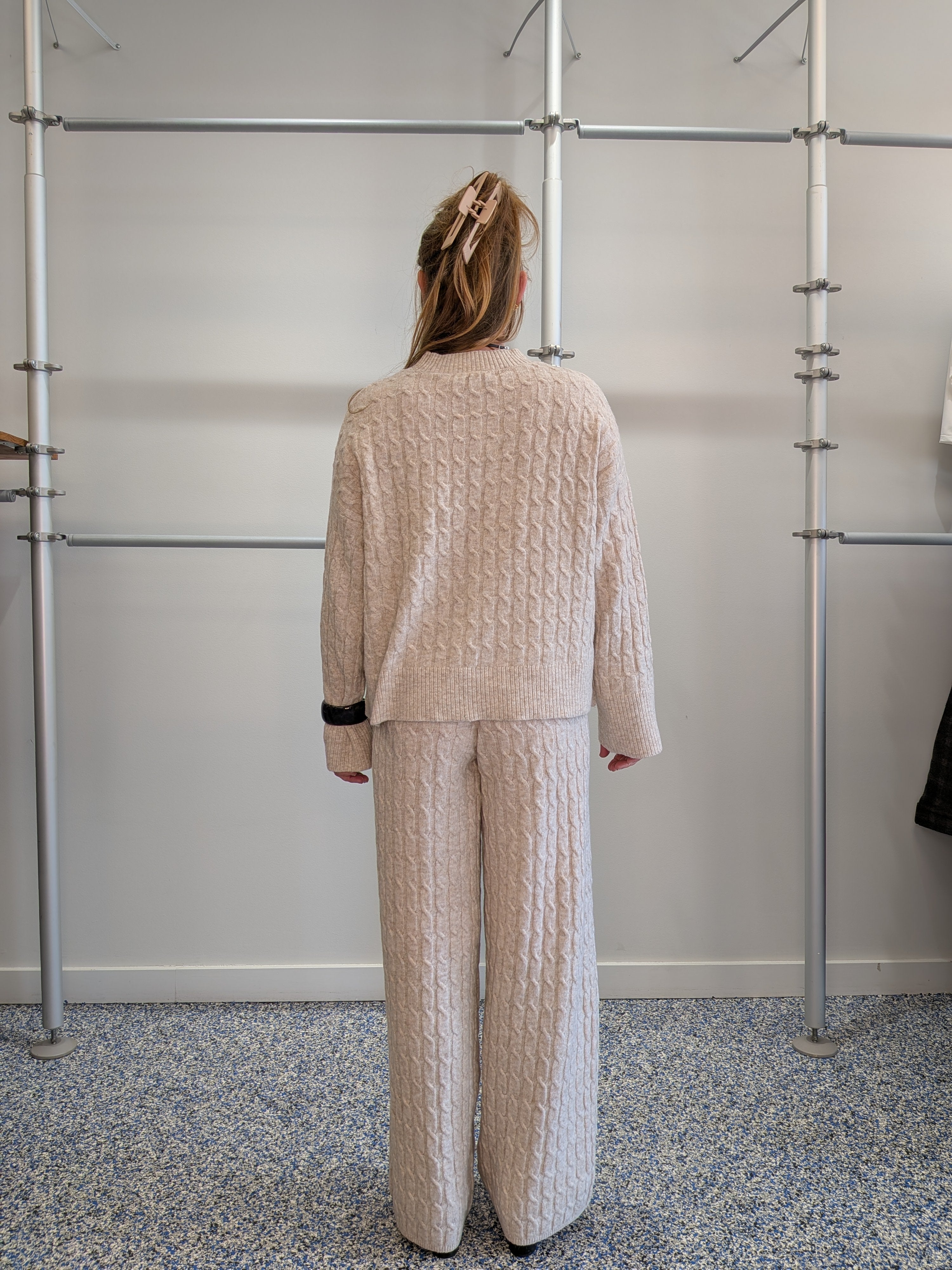 Chandail en Tricot Torsadé