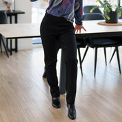 Pantalon Murphy Noir à Jambe Droite