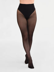 Collant Sculptant Diaphane Noir