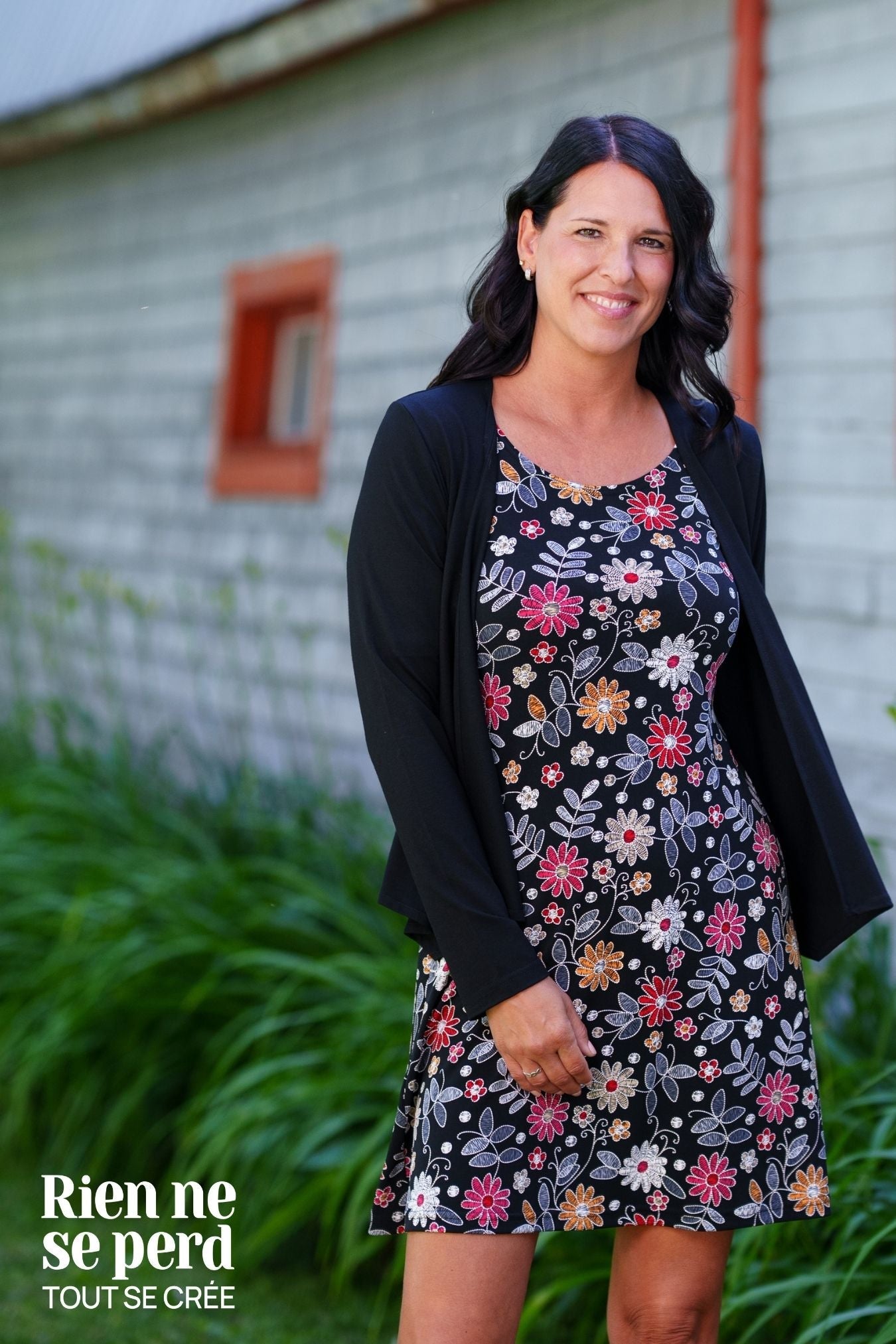 Veste Bolero Manches Longue avec Asymétrie au Bas