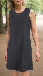Robe Sans Manche Coupe Trapèze
