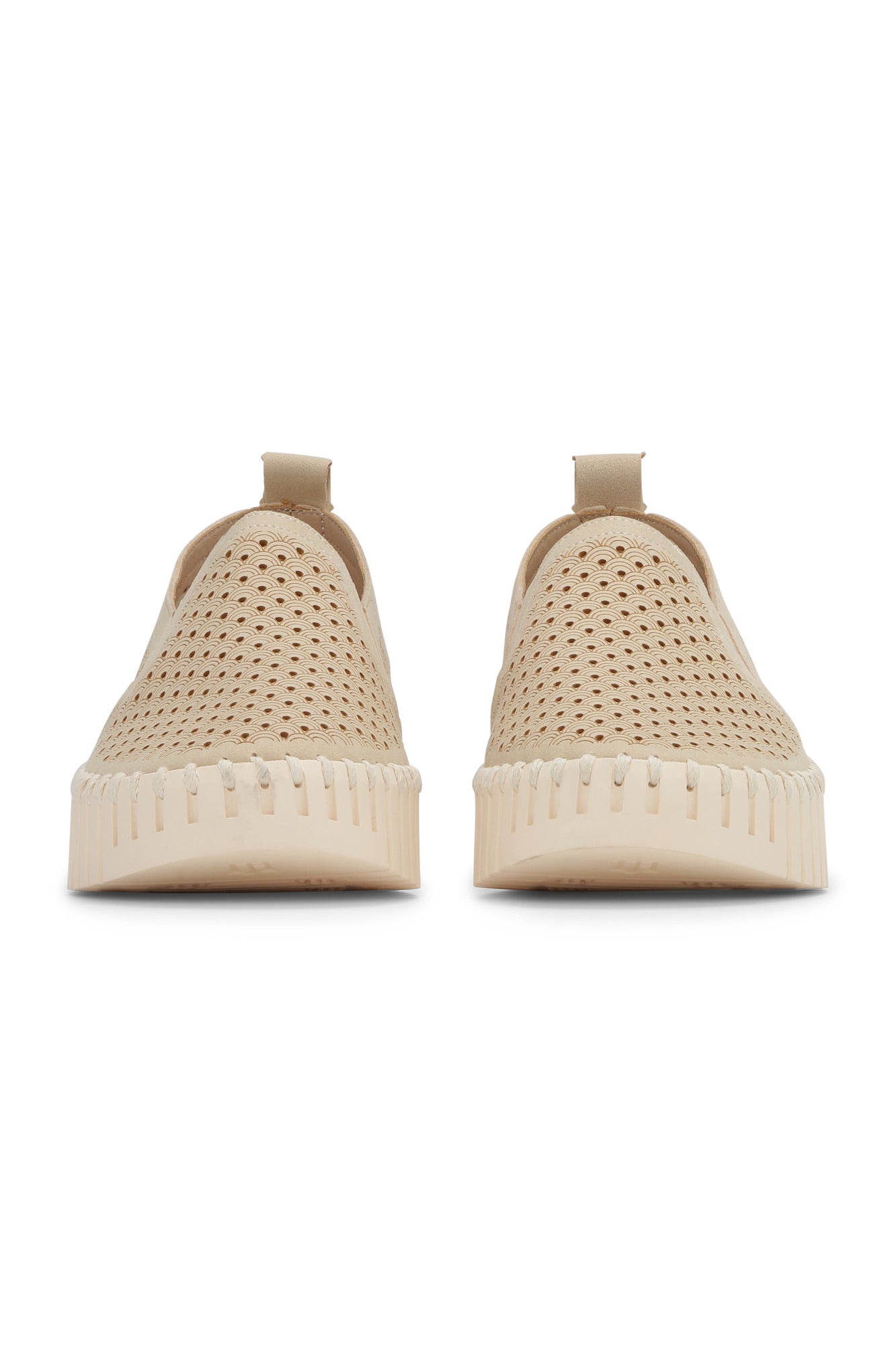 Chaussure Confort Plateforme Semelle Beige