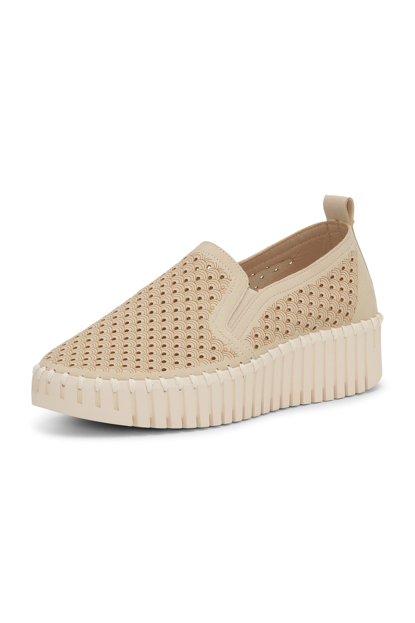 Chaussure Confort Plateforme Semelle Beige