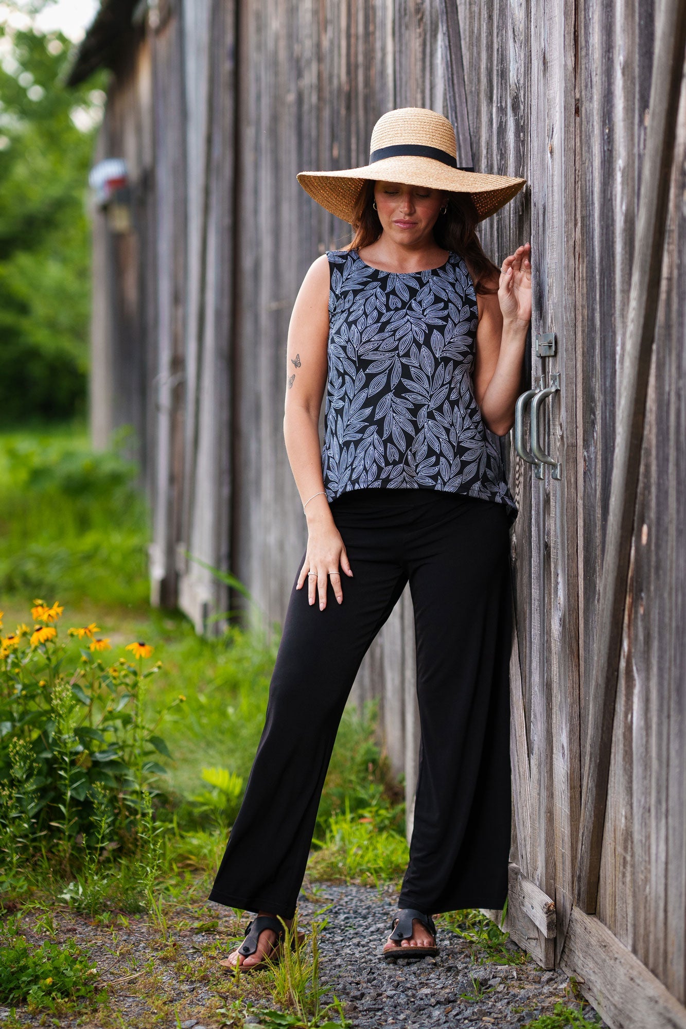 Pantalon Large Fluide
