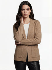 Cardigan style veston noisette à poches CYC Coco Y Club pour femme