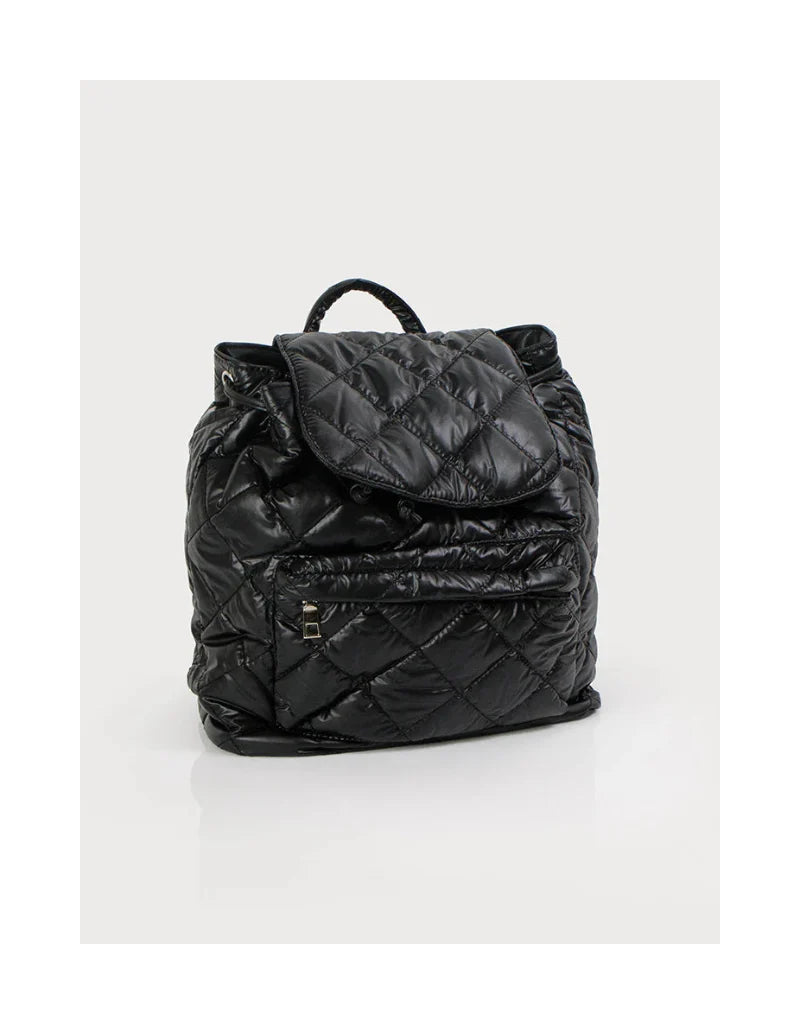 Sac à Dos Matelassé Cece Noir Caracol, vue du produit