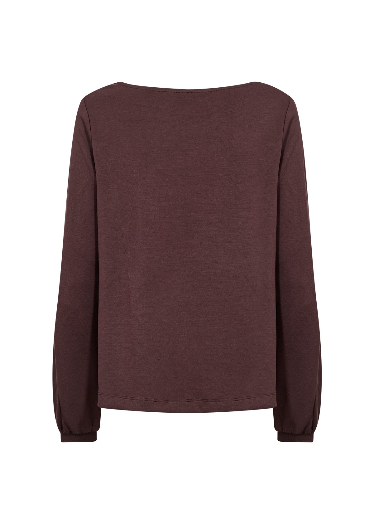 Chandail col bénitier chocolat Soya Concept pour femme
