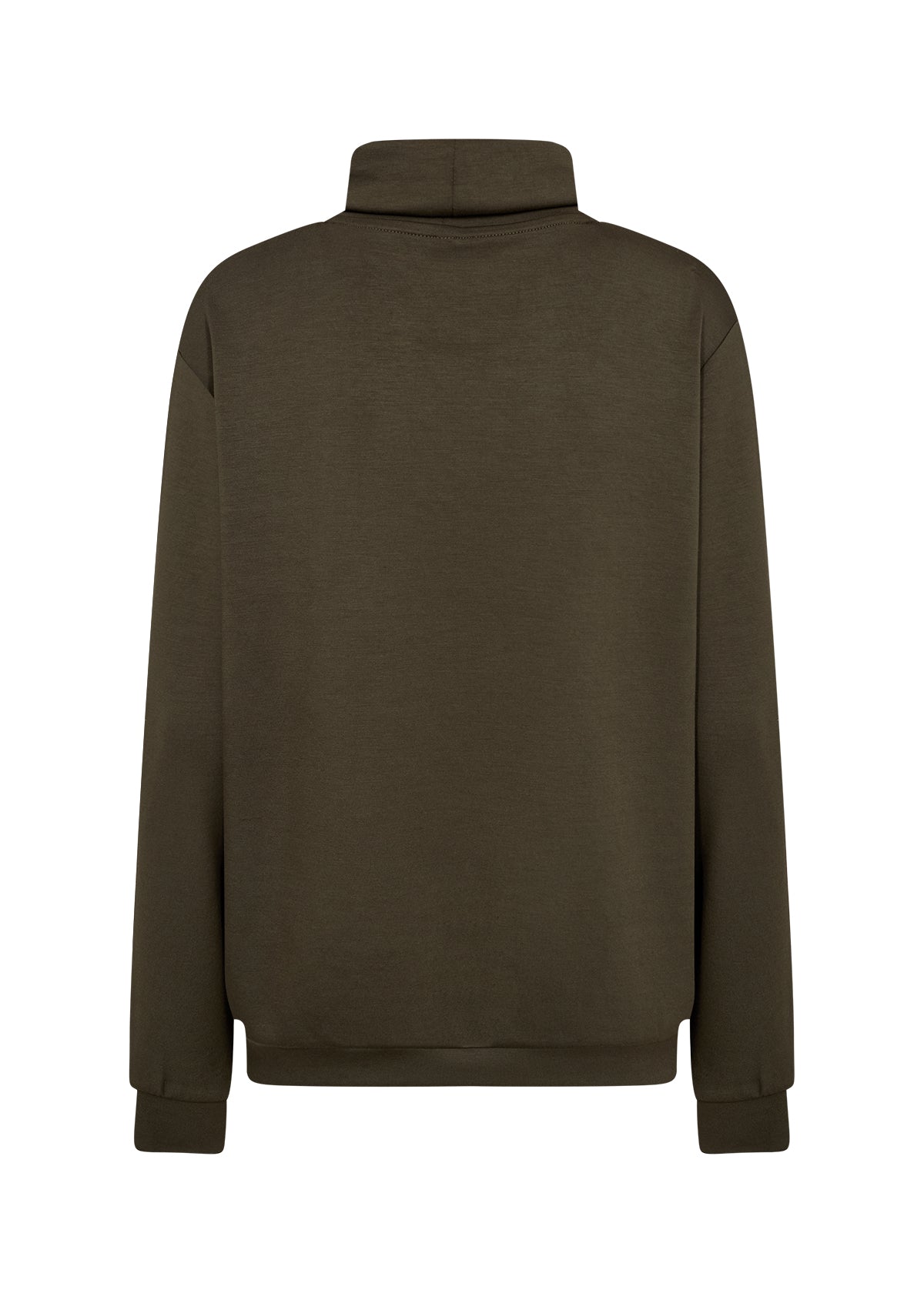 Chandail scuba vert forêt à col montant Soya Concept pour femme
