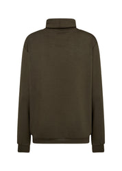 Chandail scuba vert forêt à col montant Soya Concept pour femme
