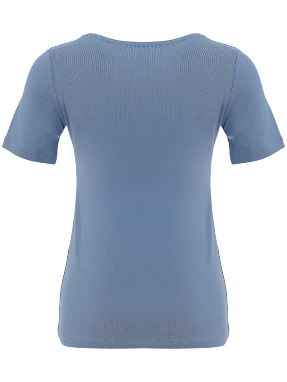 T-Shirt Uni Col en V