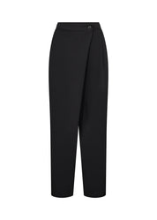 Pantalon noir à panneau asymétrique Soya Concept pour femme