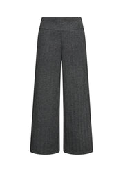 Pantalon large à motif chevron charbon Soya Concept pour femme