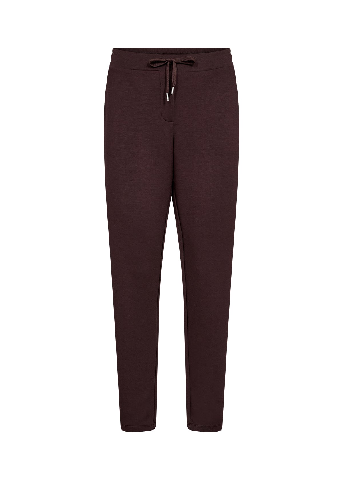 Pantalon scuba chocolat à jambe étroite Soya Concept pour femme
