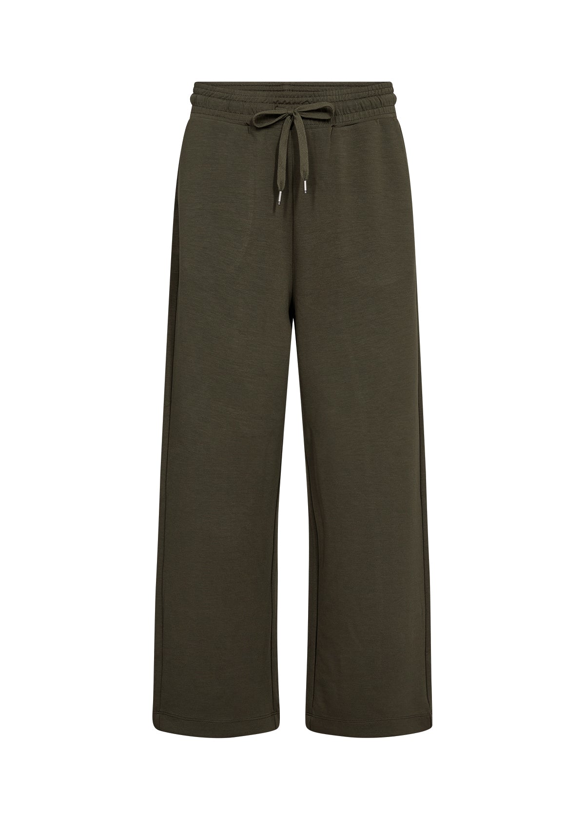 Pantalon scuba vert forêt à jambe large Soya Concept pour femme