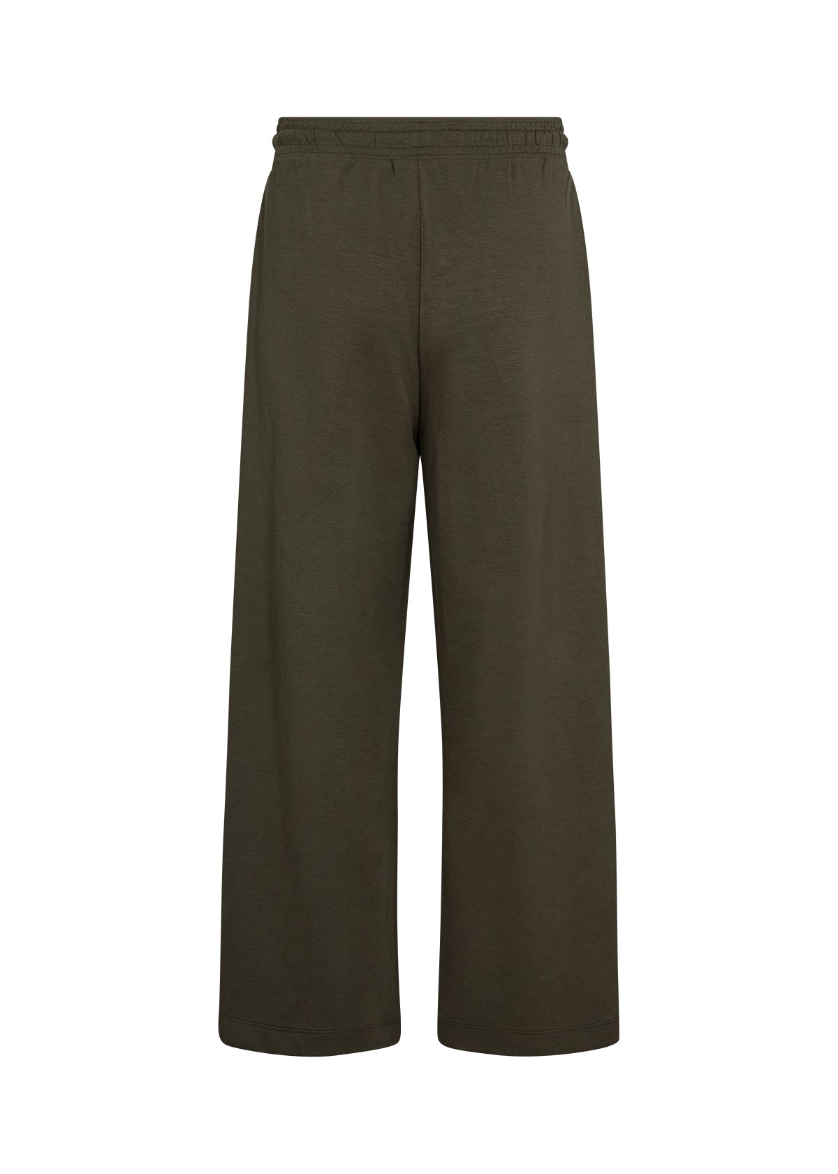 Pantalon scuba vert forêt à jambe large Soya Concept pour femme
