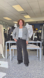 Cardigan en Tricot Effet Tweed