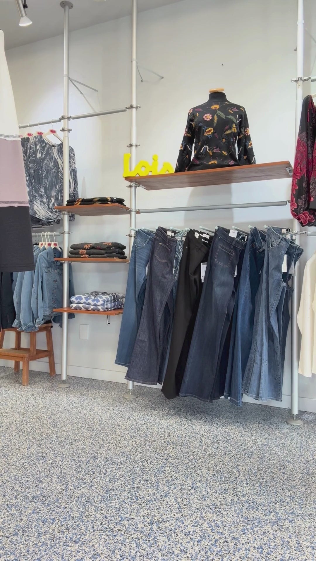 Jeans Coeurs Embossés