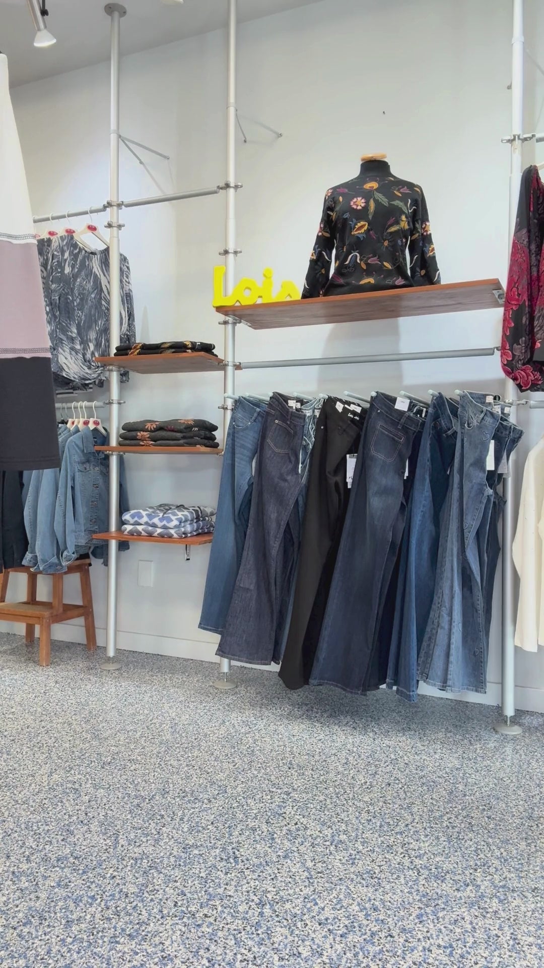 Jeans Jambe Droite Poches à l'Avant