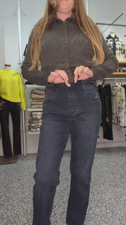 Jeans Gia Glider Pull-On Coupe Droite