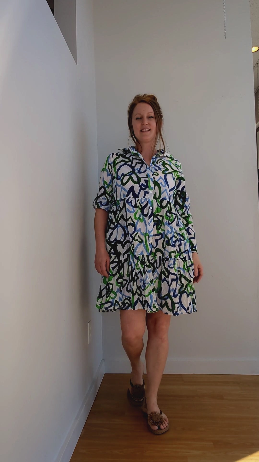 Robe Chemisier Imprimée