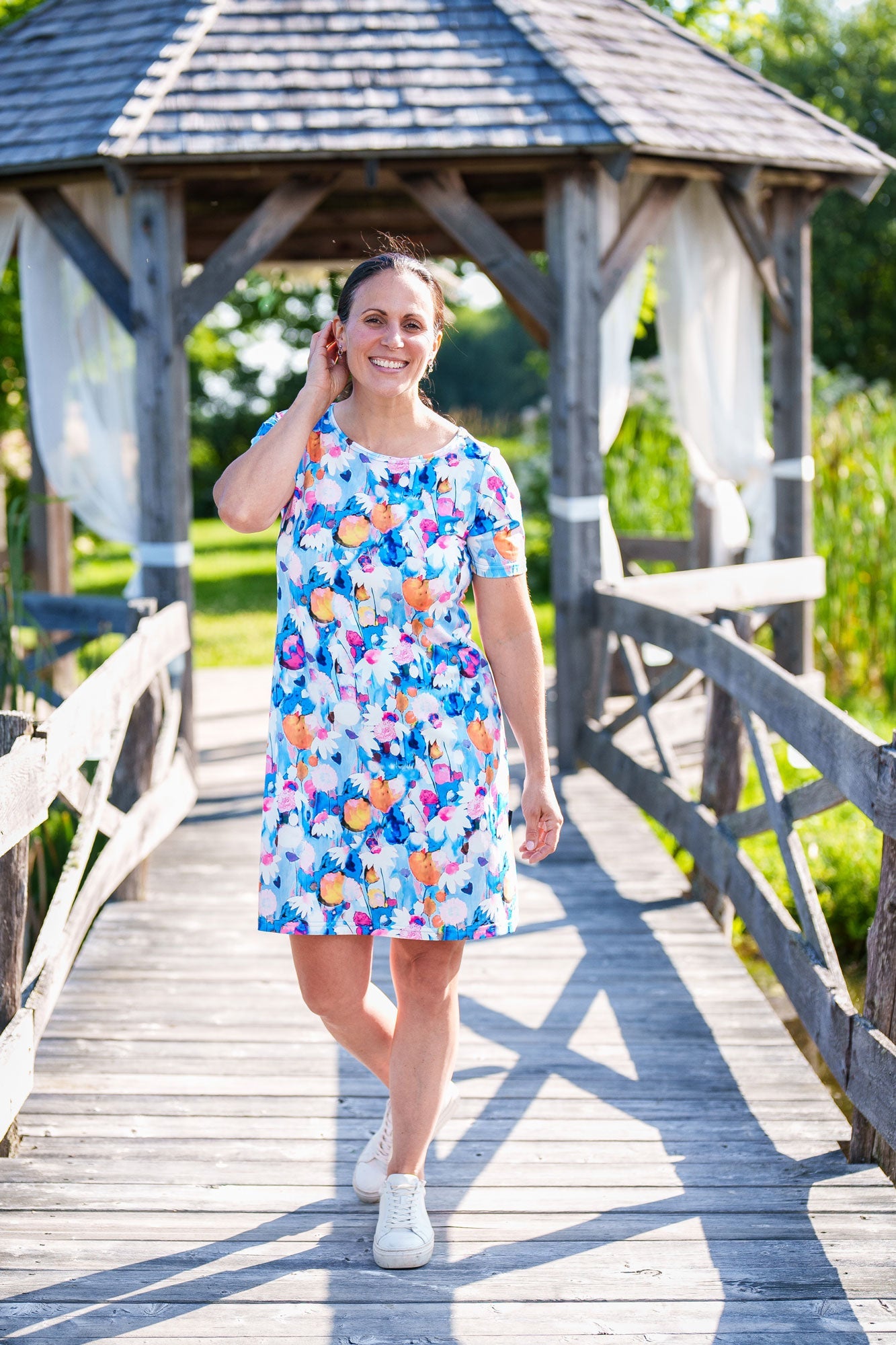 Robe Manches Courtes Infroissable