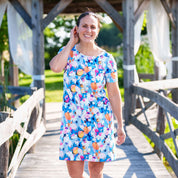 Robe Manches Courtes Infroissable