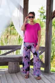 Pantalon Fluide Imprimé Paisley