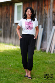T-Shirt Graphique Doux et Confortable coupe droite