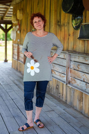 Tunique Marguerite à Rayures