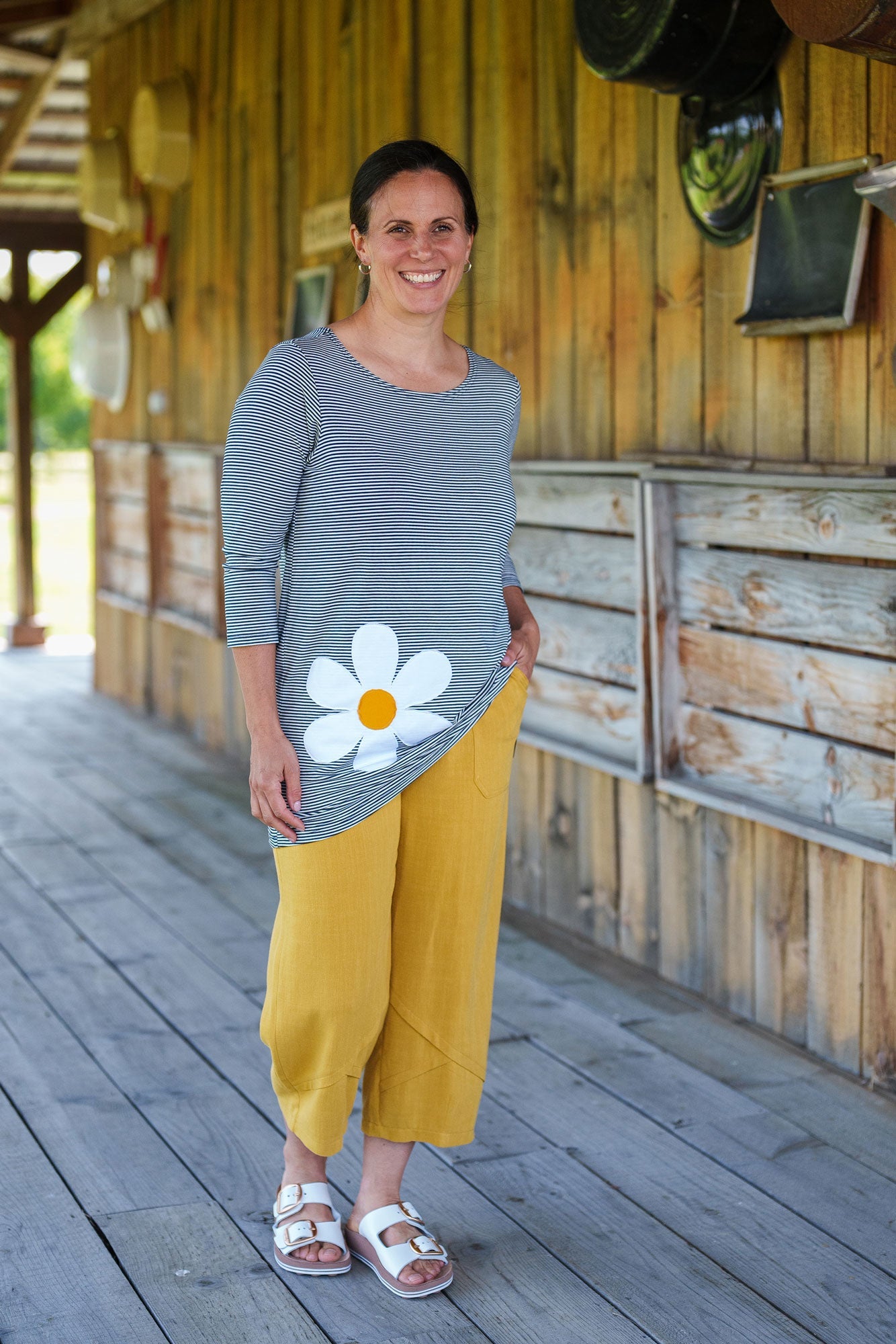 Tunique Marguerite à Rayures