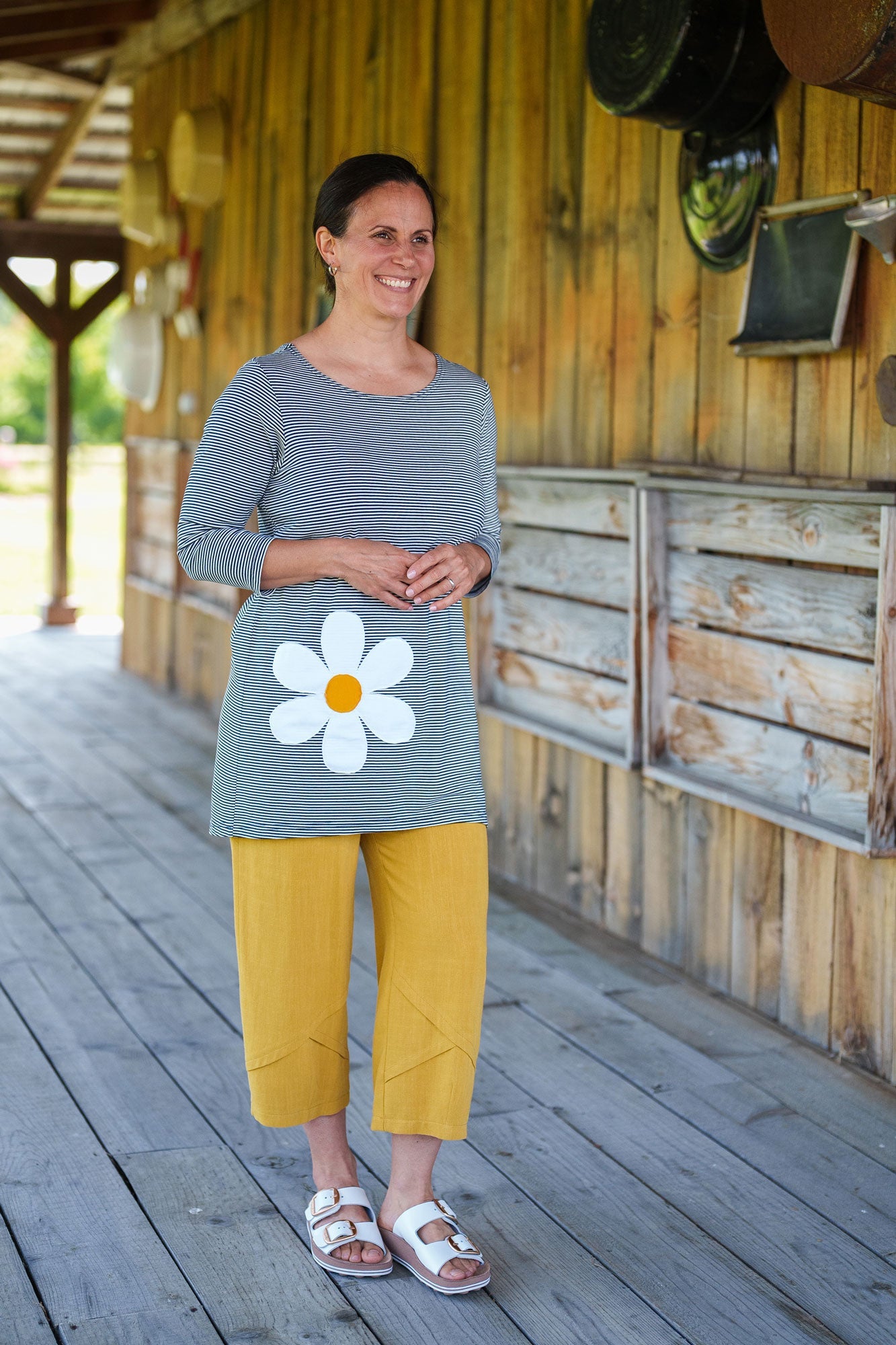 Tunique Marguerite à Rayures