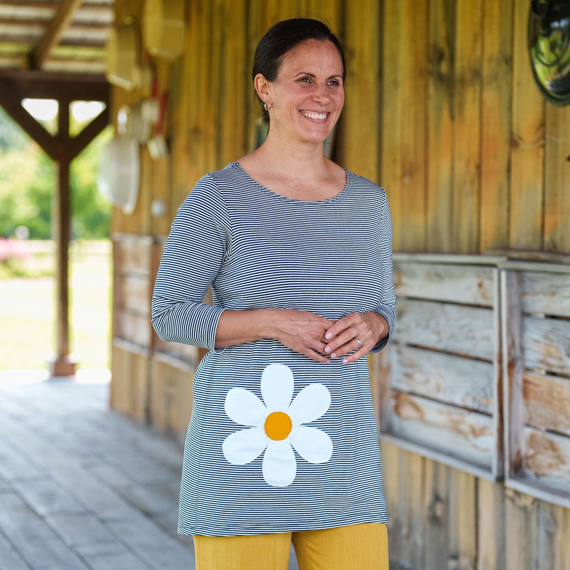 Tunique Marguerite à Rayures