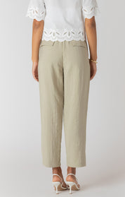 Pantalon Droit Taille Élastique avec Poches