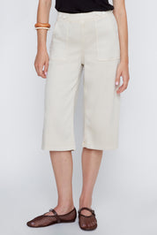 Capri Jambe Large Taille Élastique