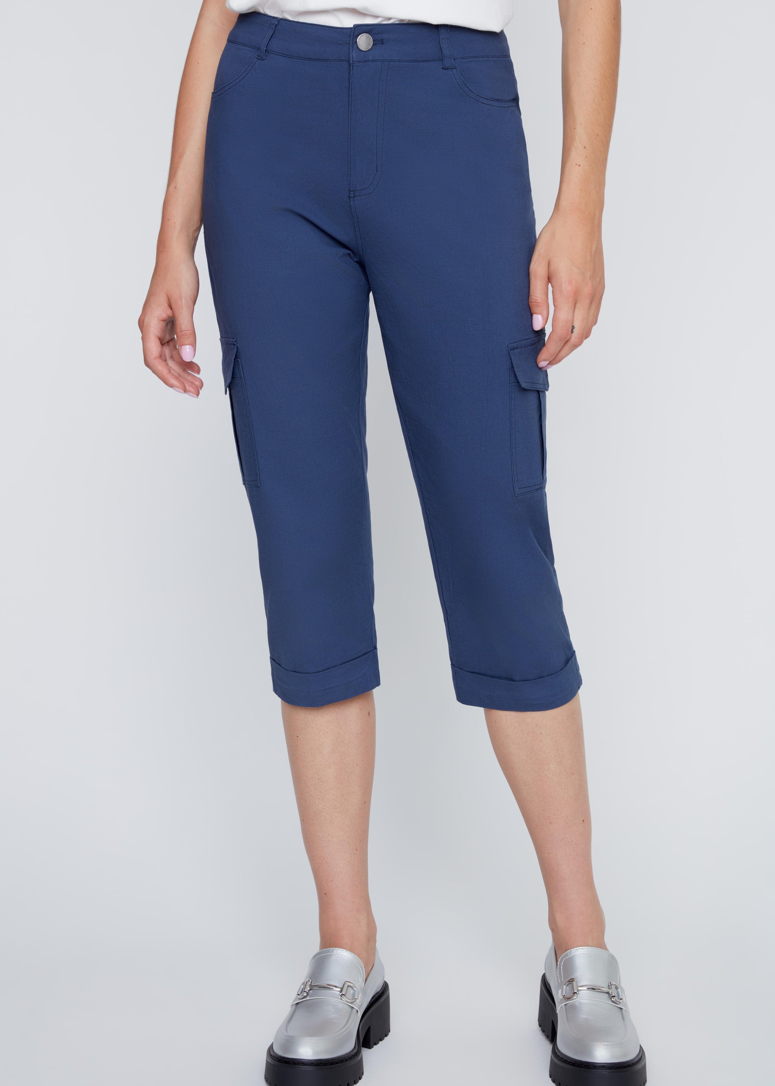 Capri Extensible avec Poches Cargos
