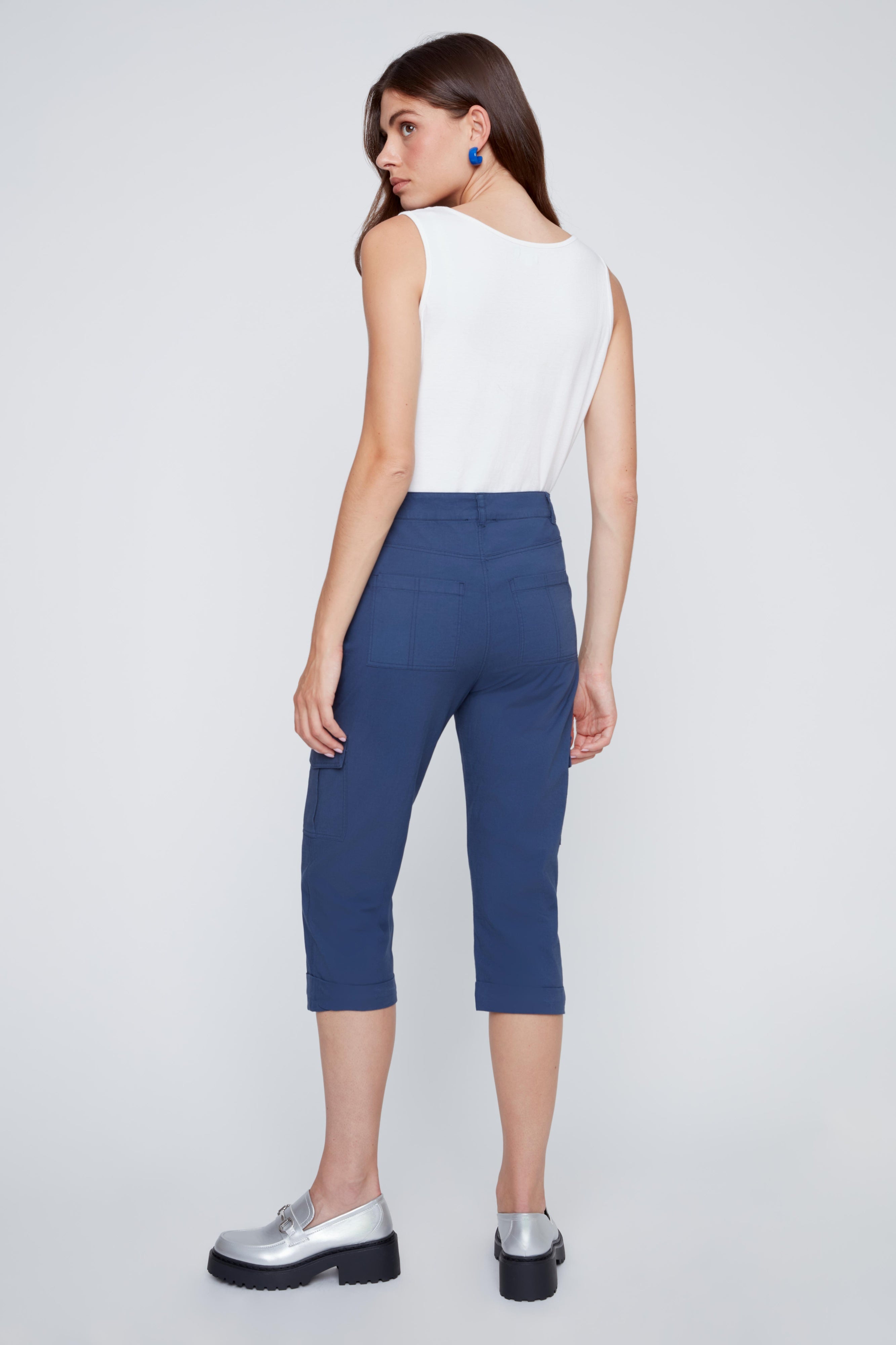 Capri Extensible avec Poches Cargos