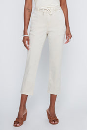 Pantalon Confort 7/ 8 avec Cordon Jambe Droite