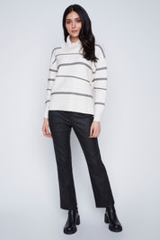 Chandail en Tricot à Rayures