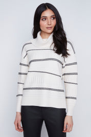 Chandail en Tricot à Rayures